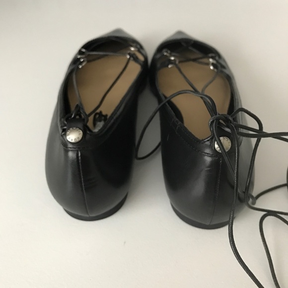 Michael Kors tabby Black flats pointy toe Strappy - Picture 4 of 5